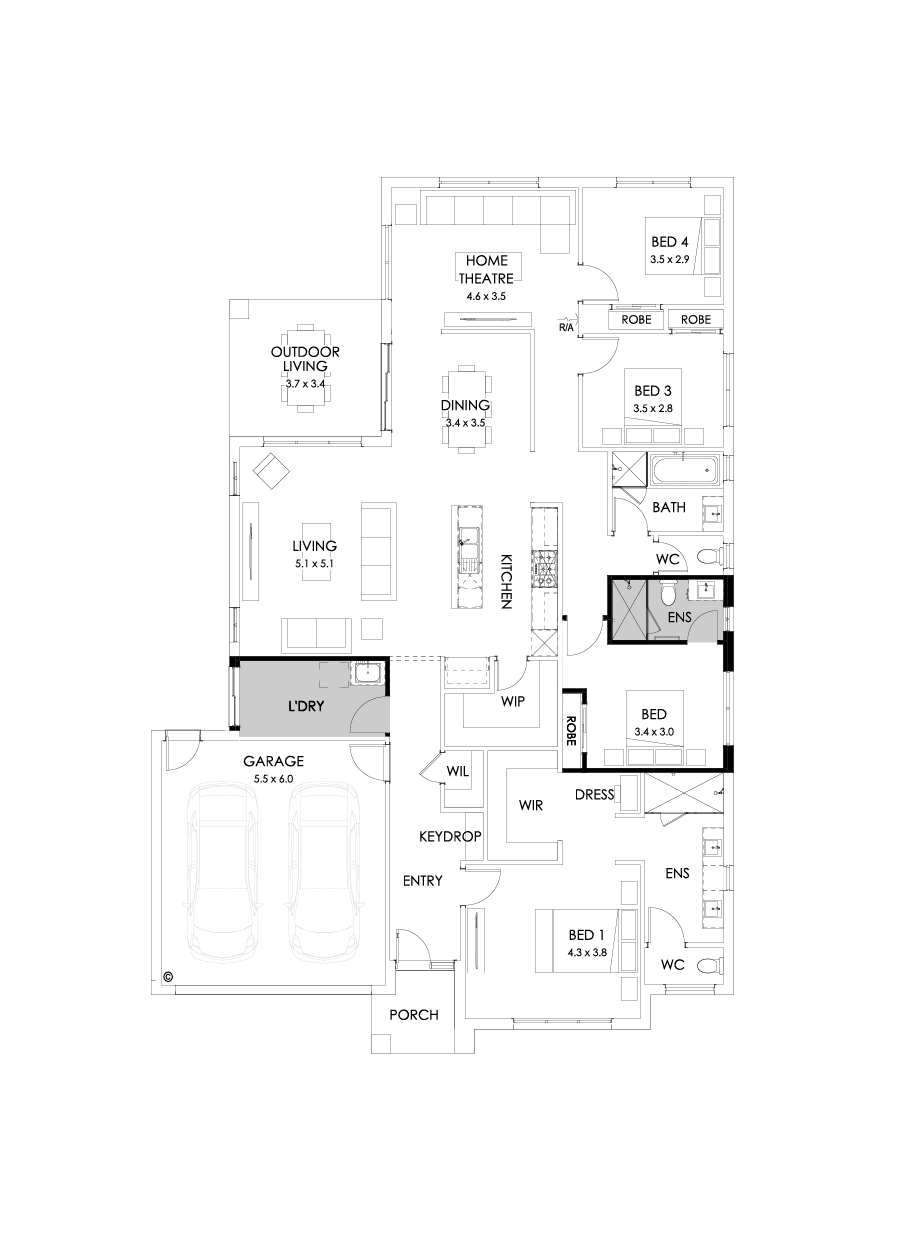 28  Floor Floorplan (Additional ensuite)
