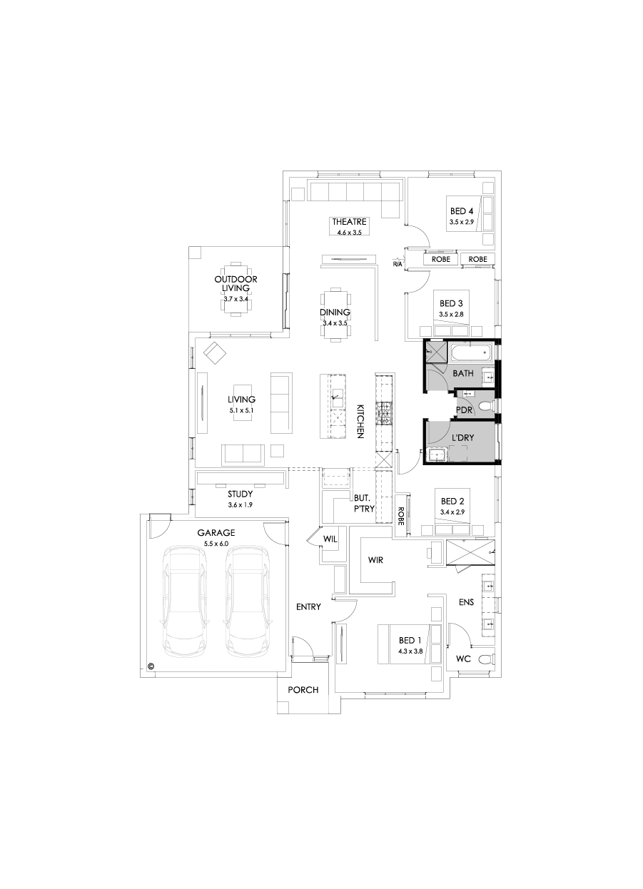 28  Floor Floorplan (Powder room)
