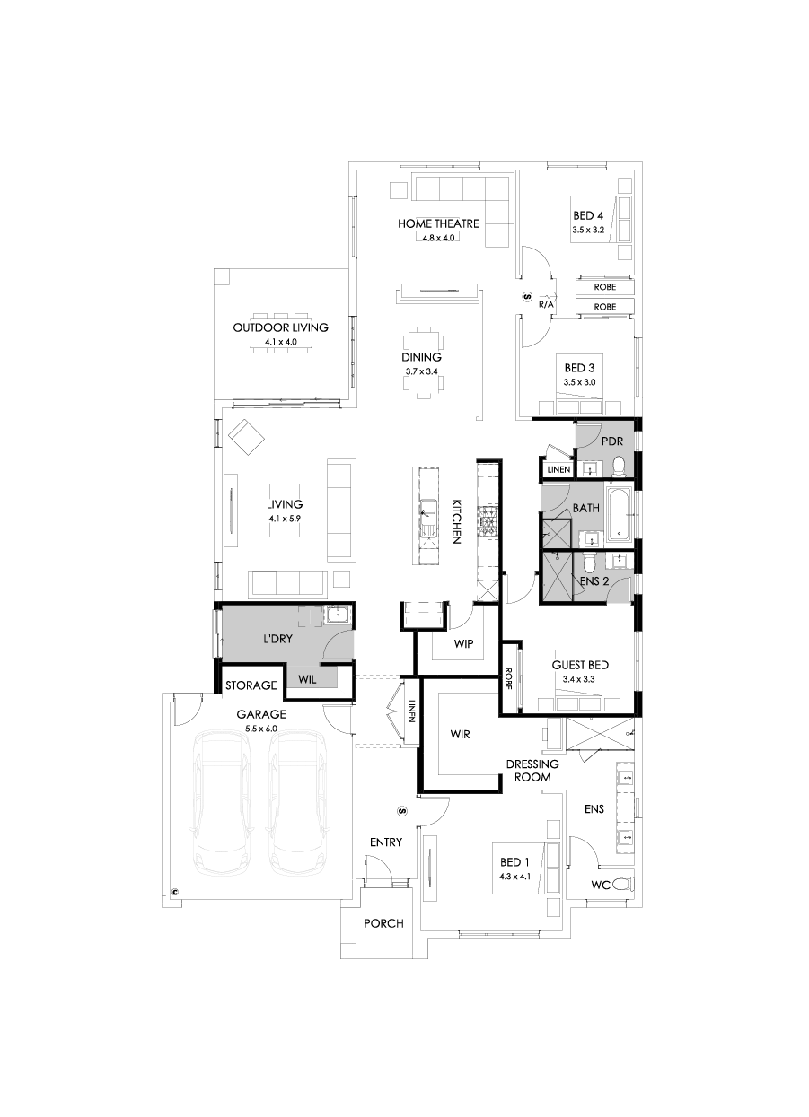 32  Floor Floorplan (Additional ensuite)