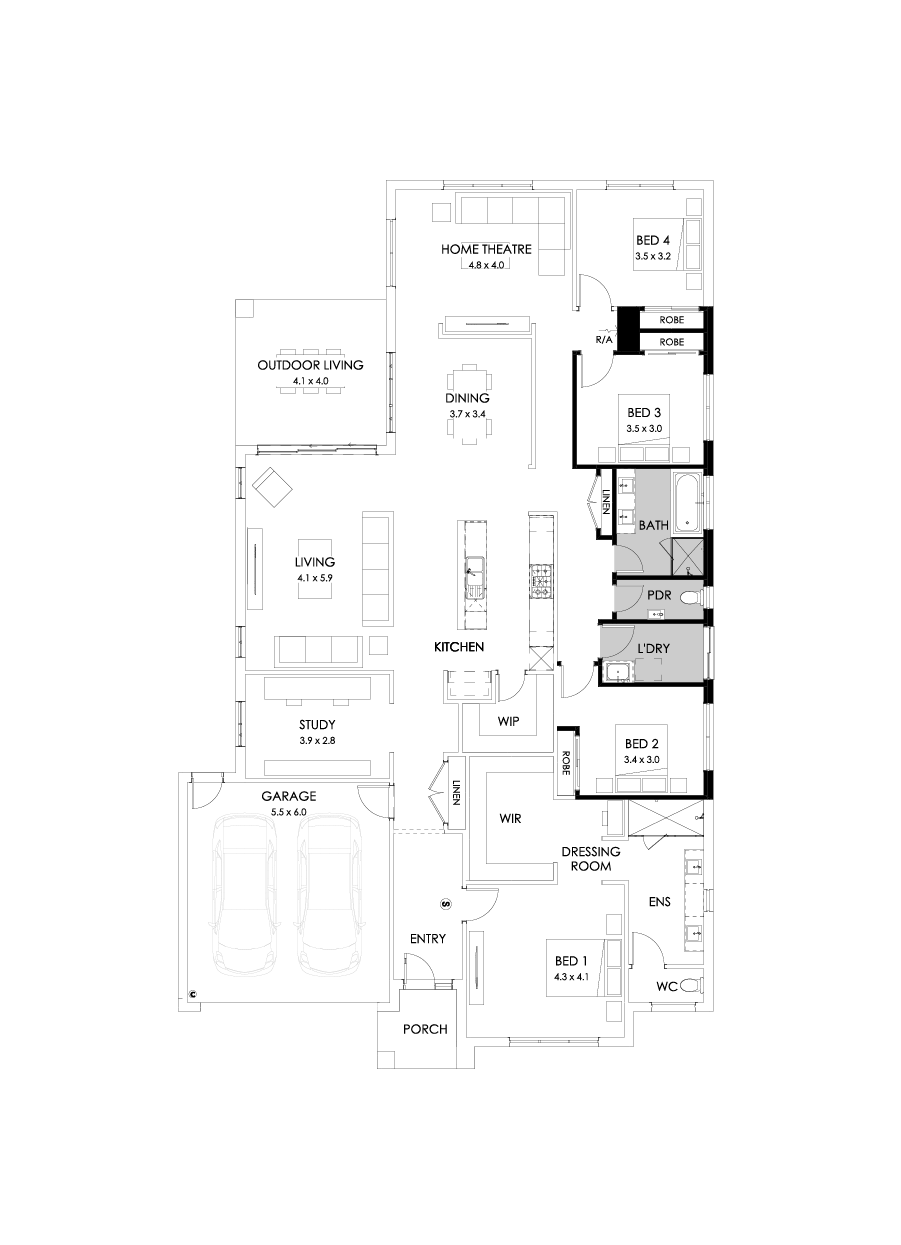 32  Floor Floorplan (Bathroom upgrade)