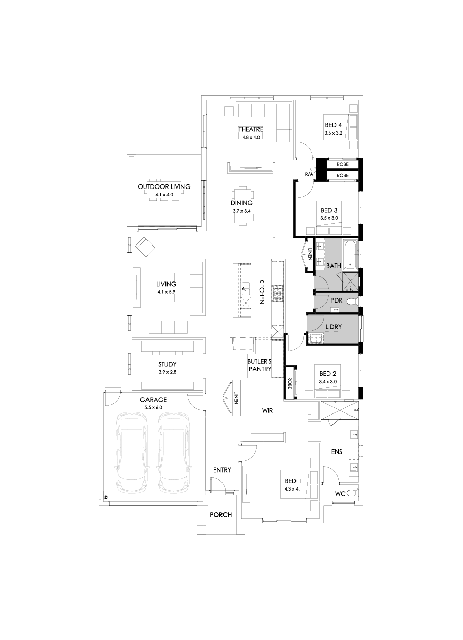 32  Floor Floorplan (Bathroom upgrade)