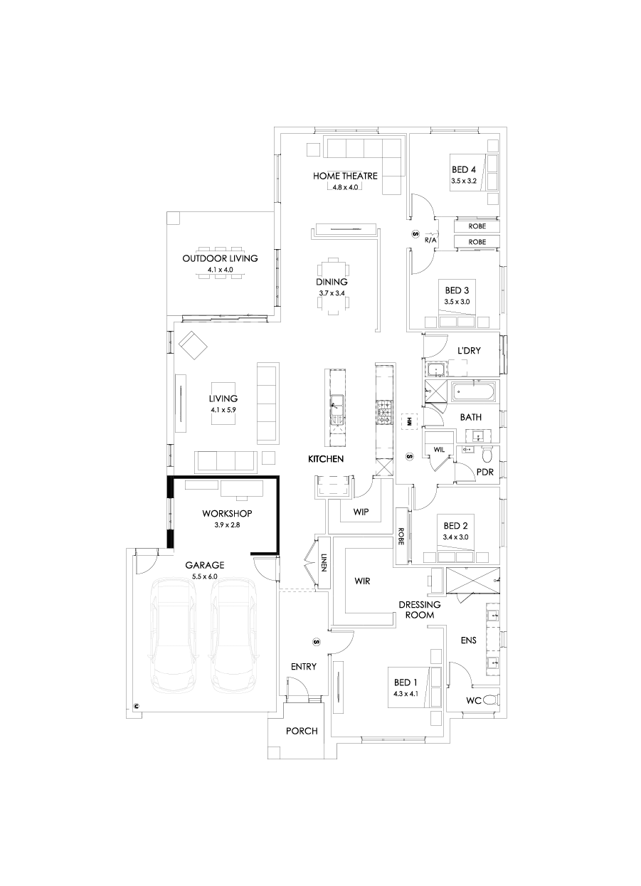 32  Floor Floorplan (Workshop)