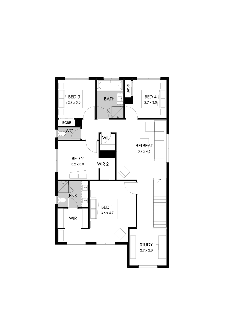 26 First Floor Floorplan (Standard)