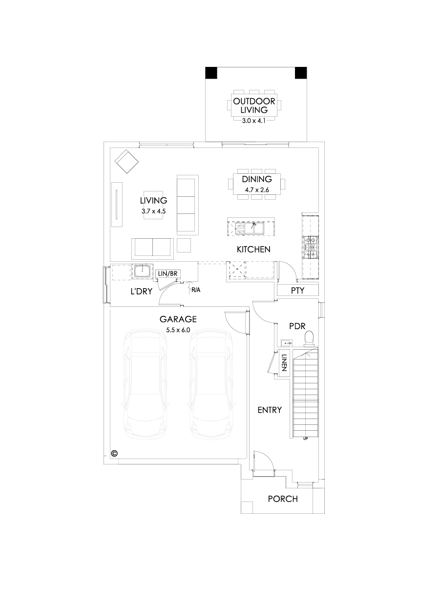 26 Ground Floor Floorplan (Outdoor living)