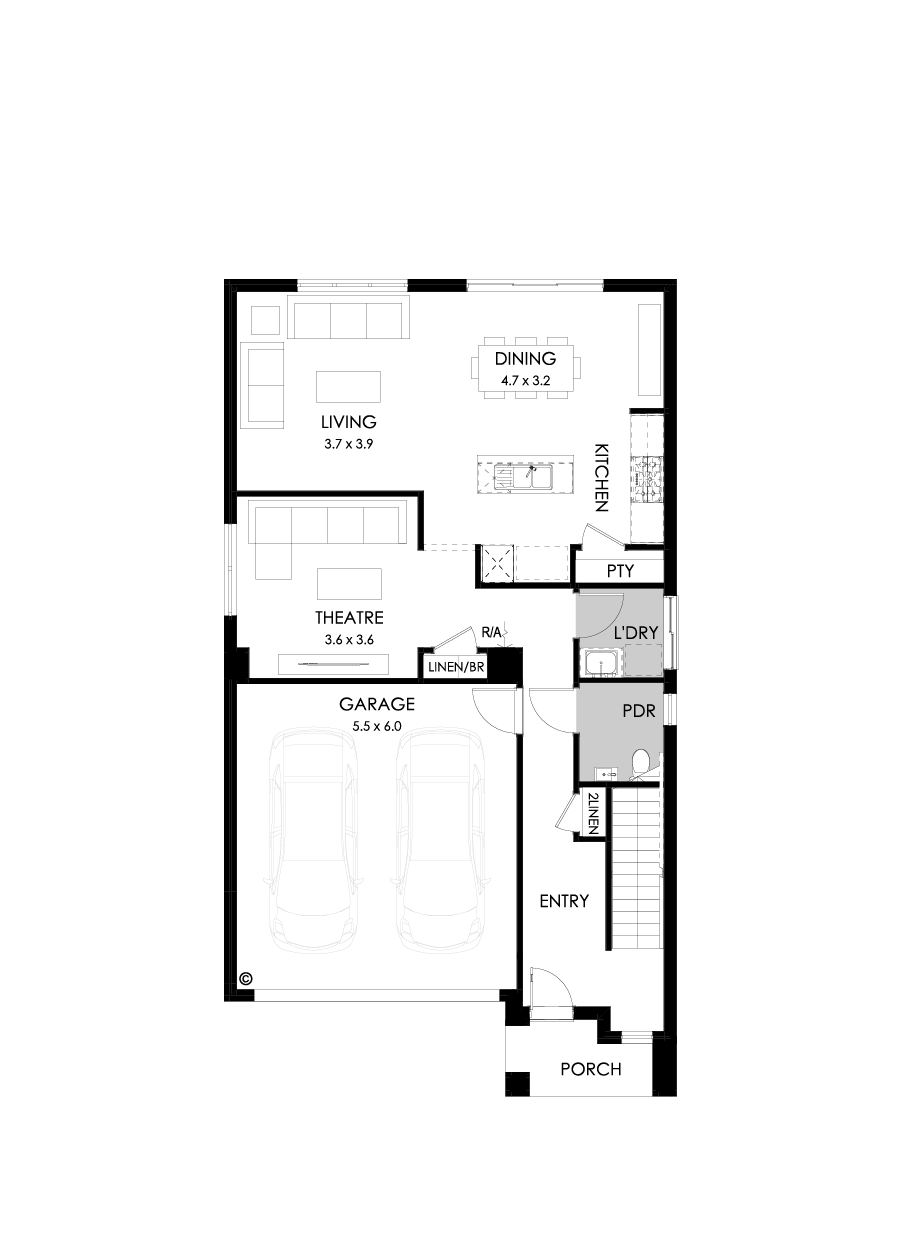 28 Ground Floor Floorplan (Standard)