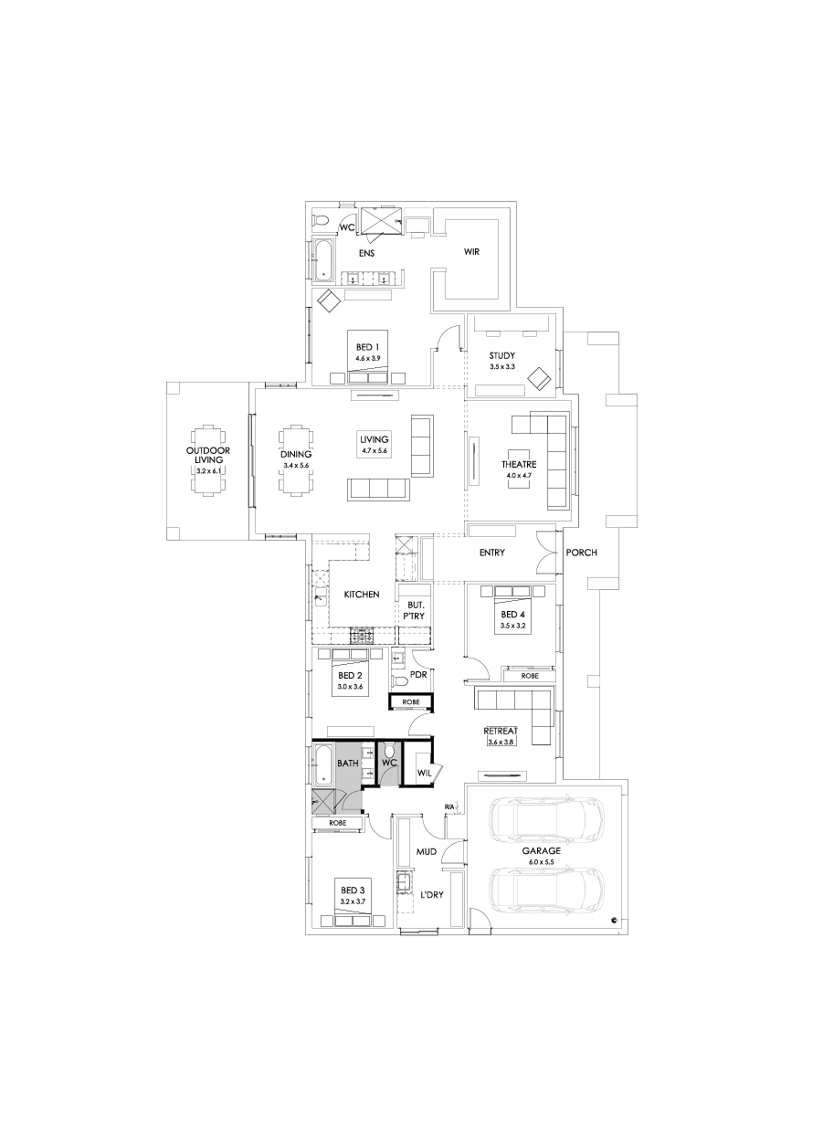 38  Floor Floorplan (Bathroom upgrade)