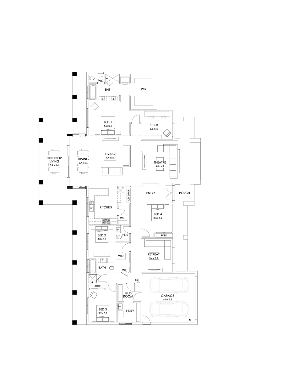 38  Floor Floorplan (Grand outdoor living)