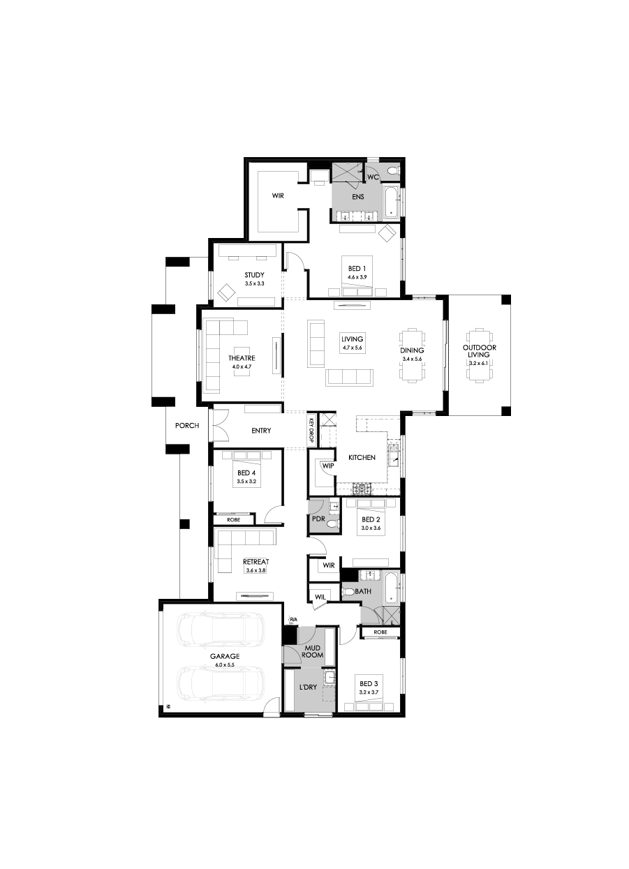 38  Floor Floorplan (Standard - Flipped)