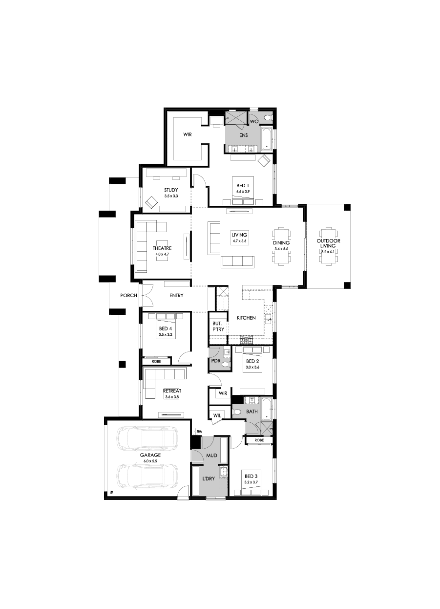 38  Floor Floorplan (Standard - Flipped)