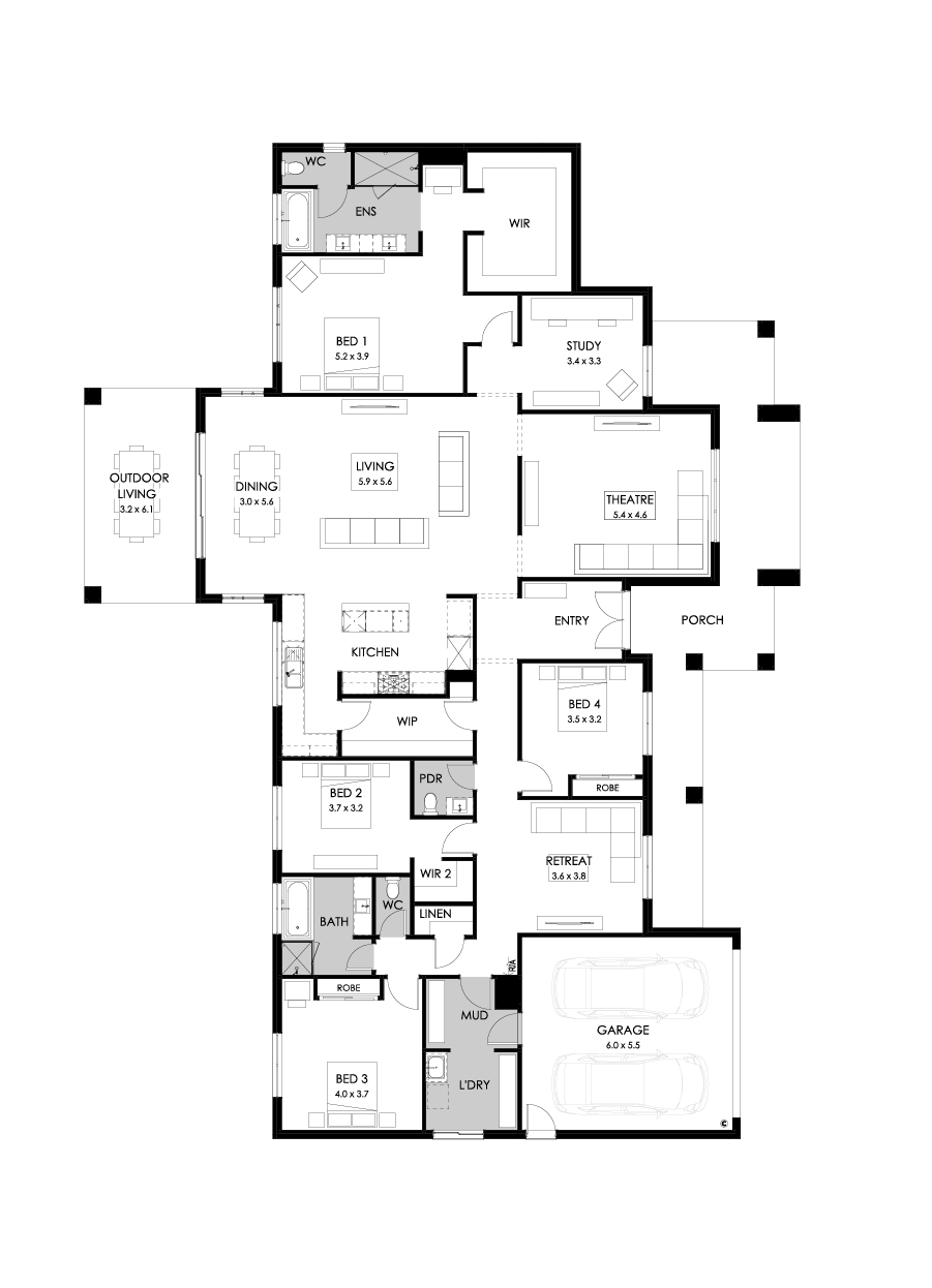 42  Floor Floorplan (Standard)