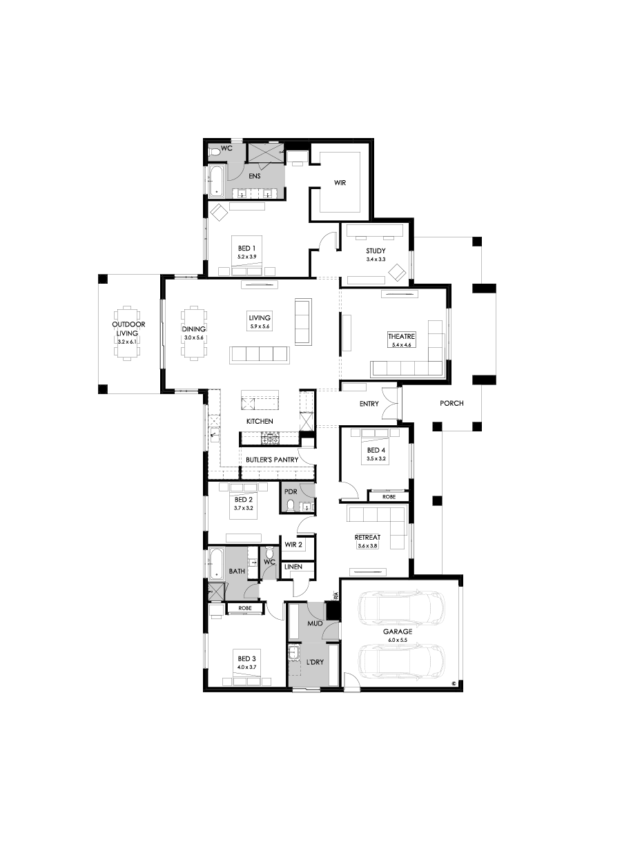 42  Floor Floorplan (Standard)