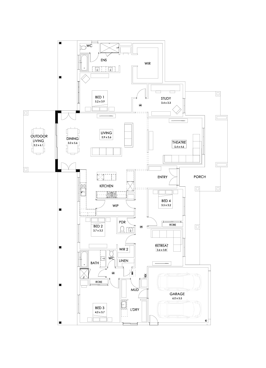 42  Floor Floorplan (Veranda)
