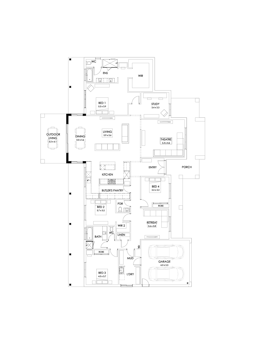 42  Floor Floorplan (Verandah)