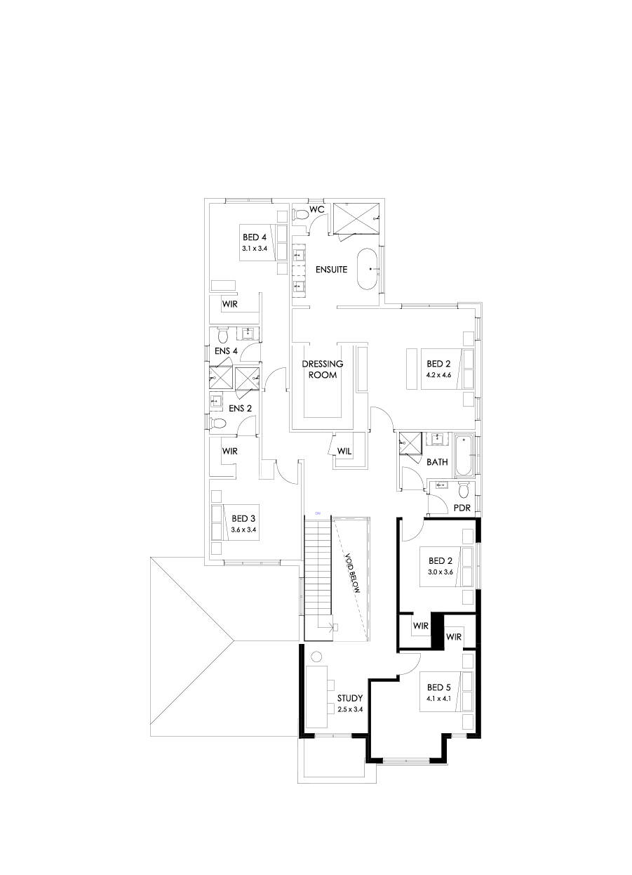 47 First Floor Floorplan (5th bedroom)