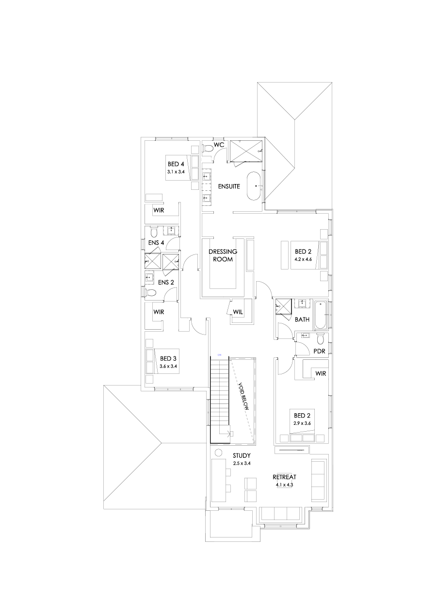 47 First Floor Floorplan (Grand outdoor living)
