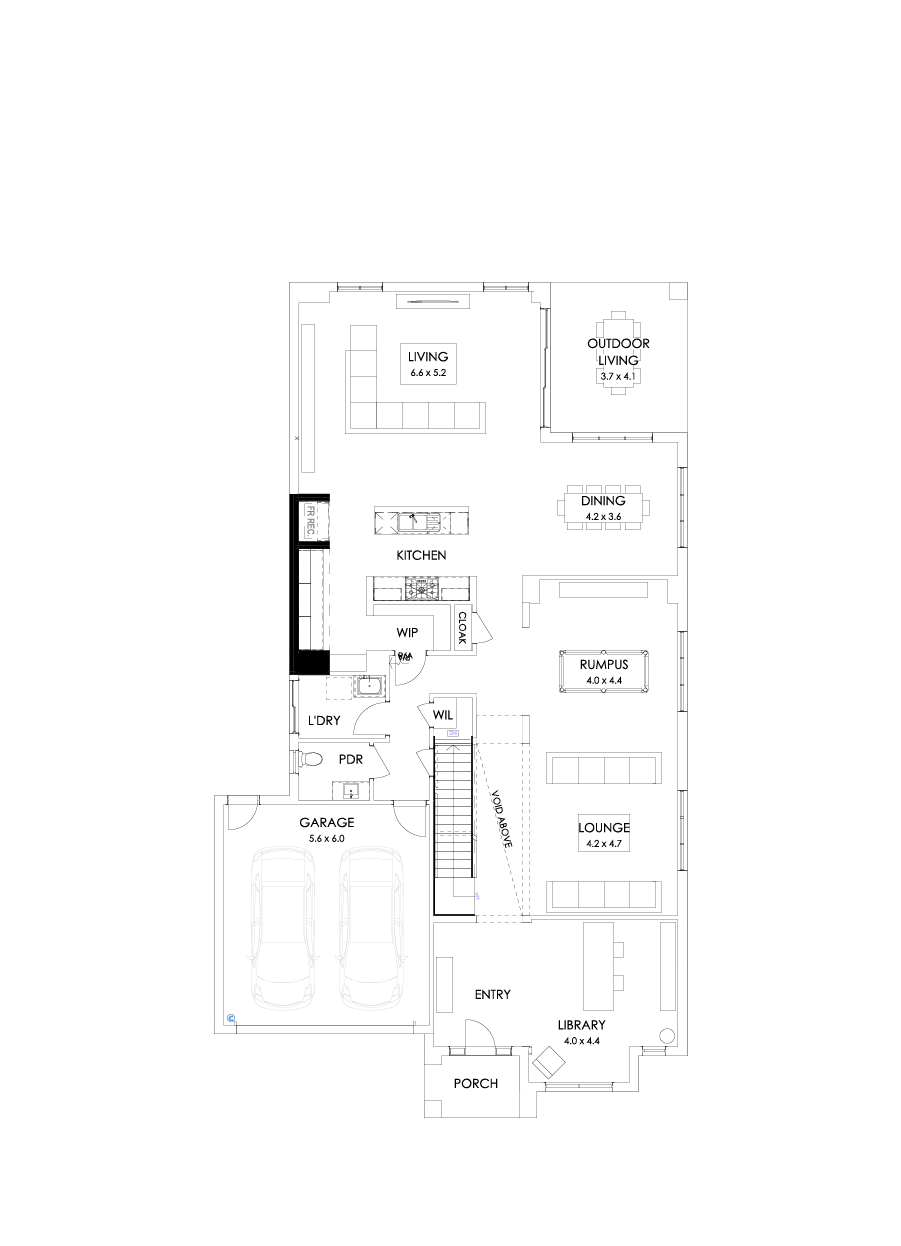 47 Ground Floor Floorplan (Butler's pantry)
