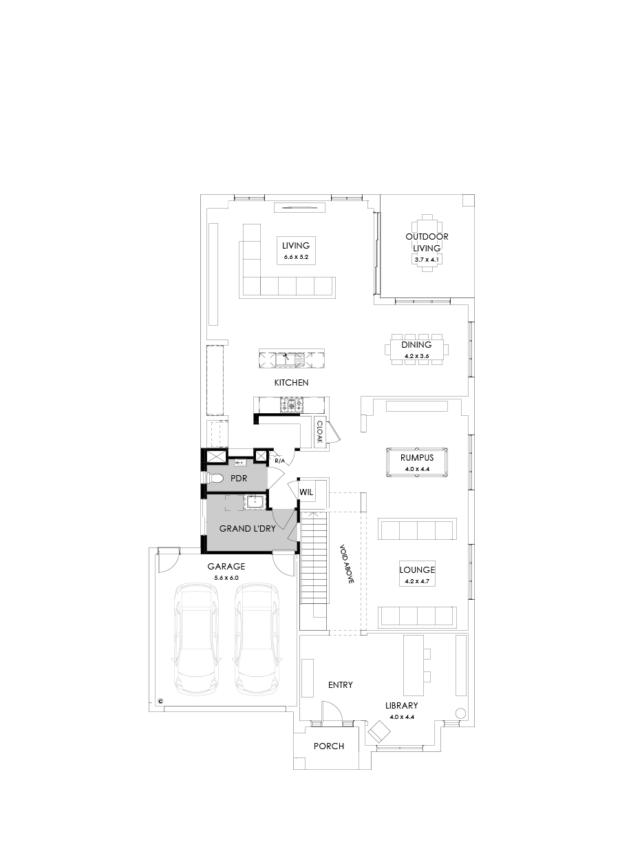 47 Ground Floor Floorplan (Grand laundry)