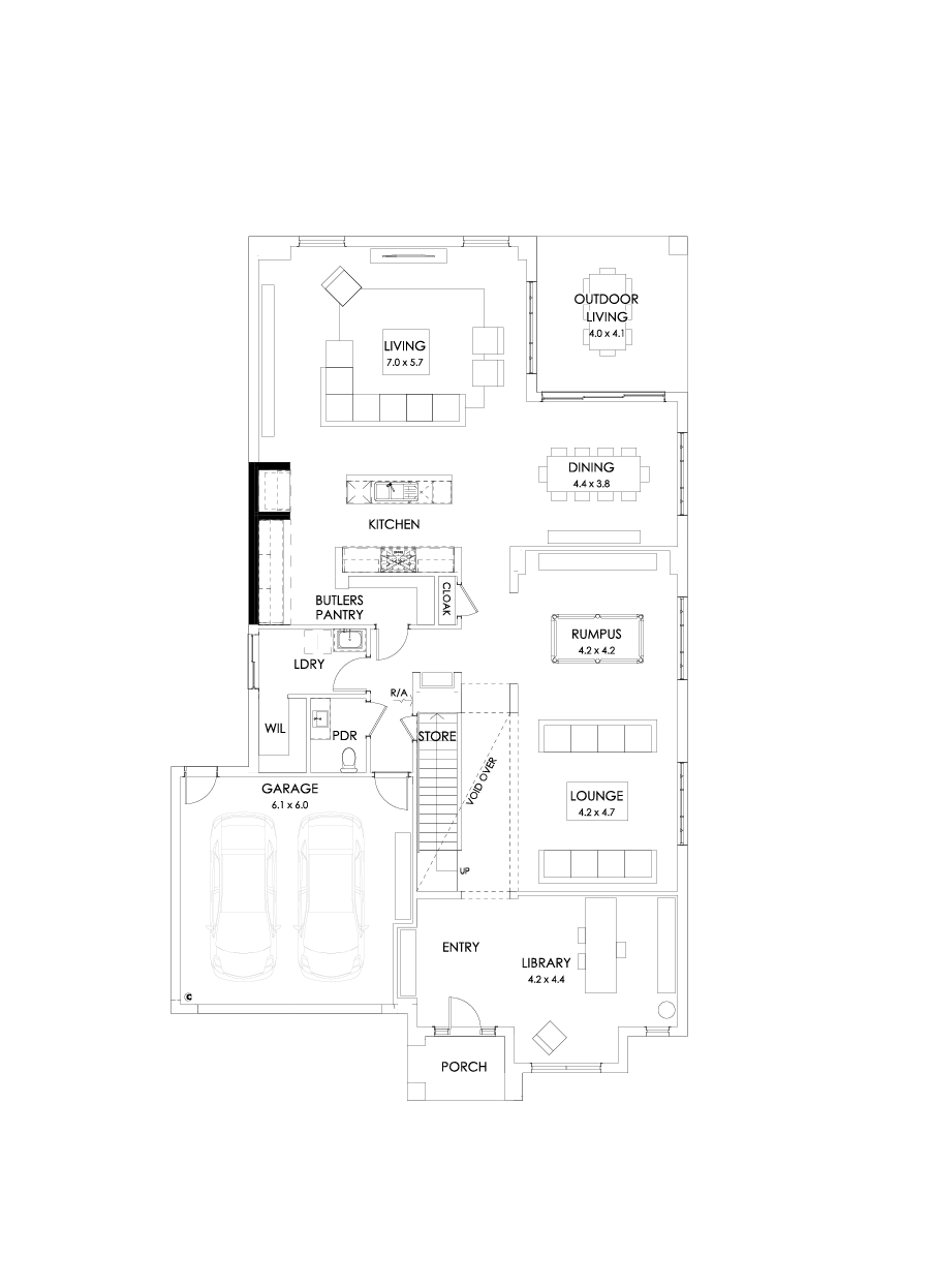 49 Ground Floor Floorplan (Butler’s pantry)