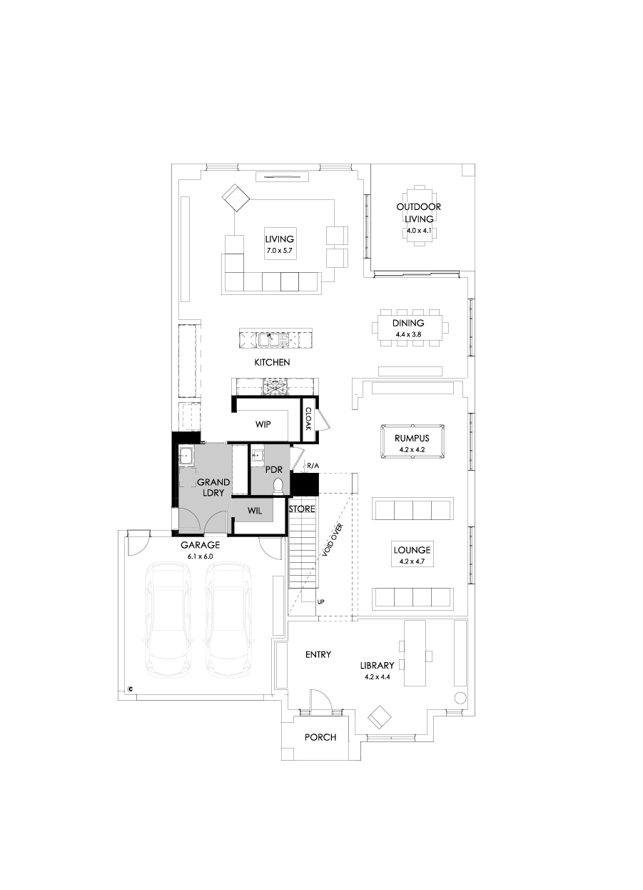 49 Ground Floor Floorplan (Grand laundry)