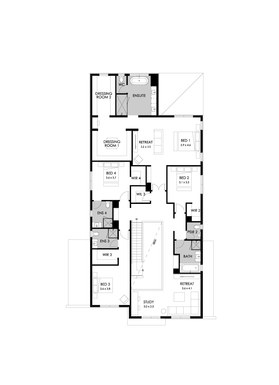 54 First Floor Floorplan (Standard)