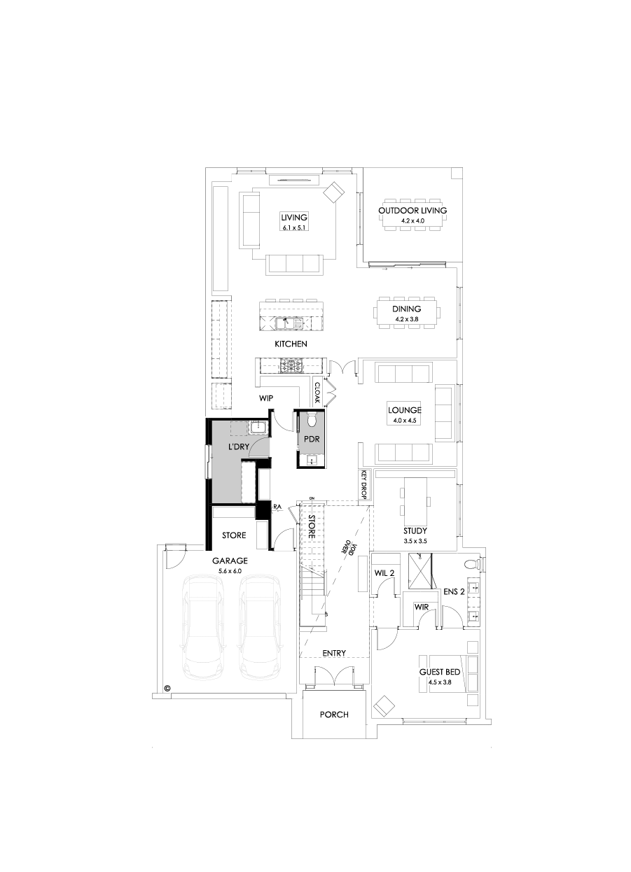 54 Ground Floor Floorplan (Workshop)