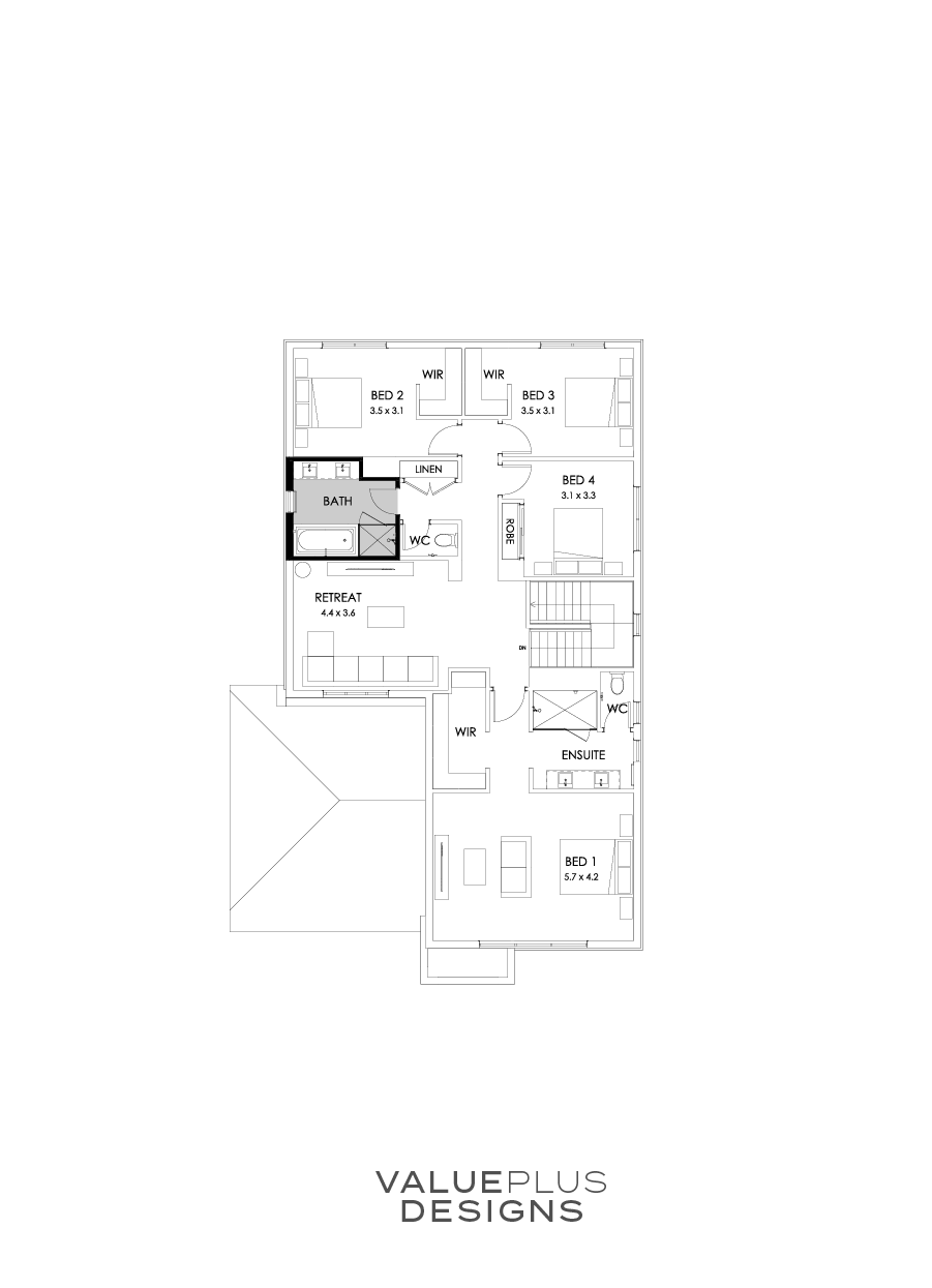 35 First Floor Floorplan (Bathroom upgrade)