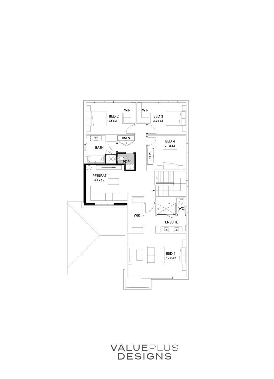 35 First Floor Floorplan (Powder room)