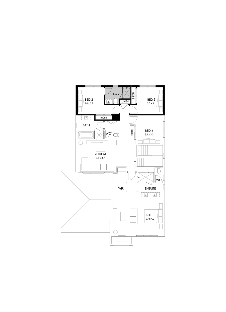 35 First Floor Floorplan (Additional ensuite)