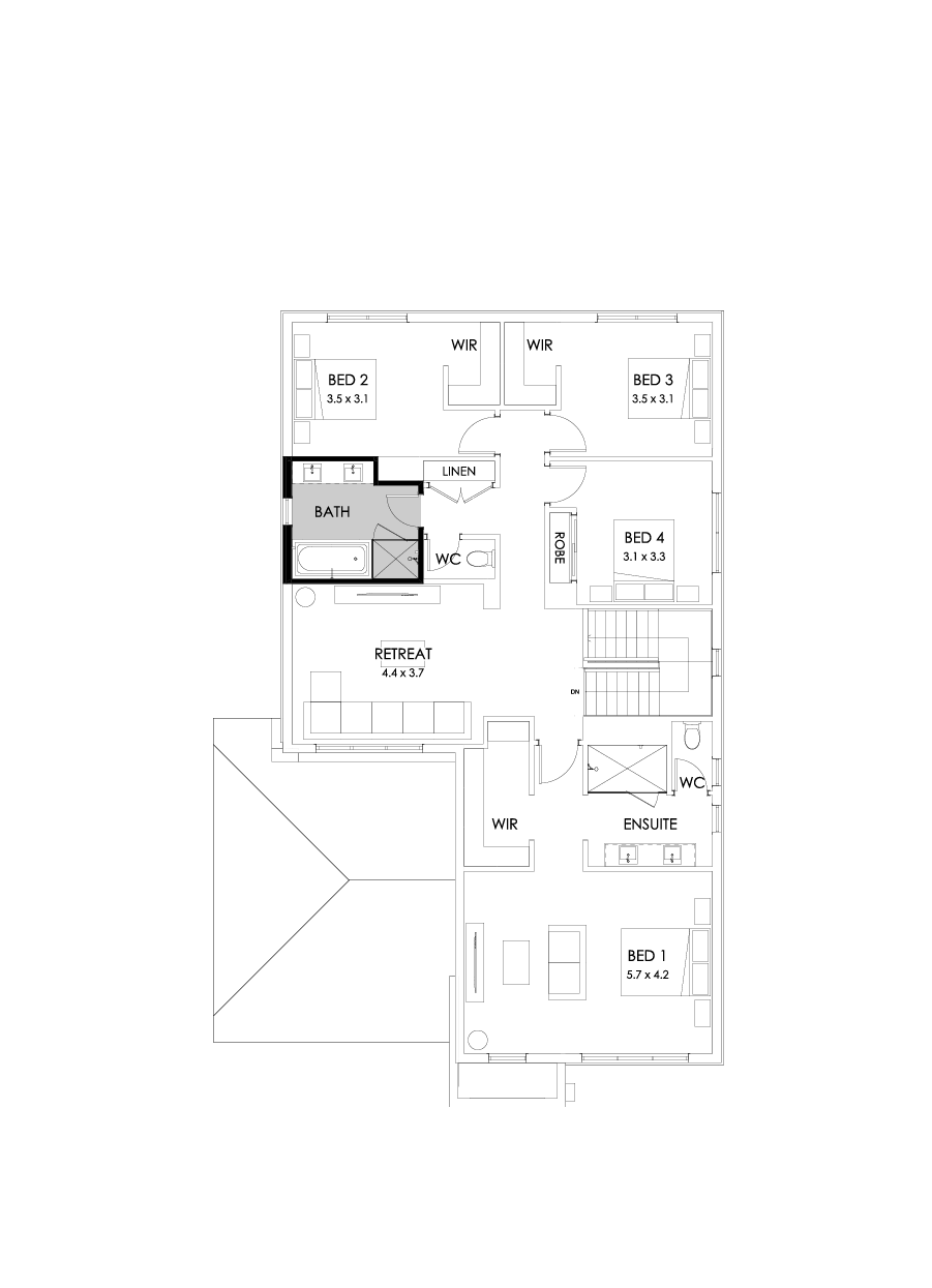 35 First Floor Floorplan (Bathroom upgrade)