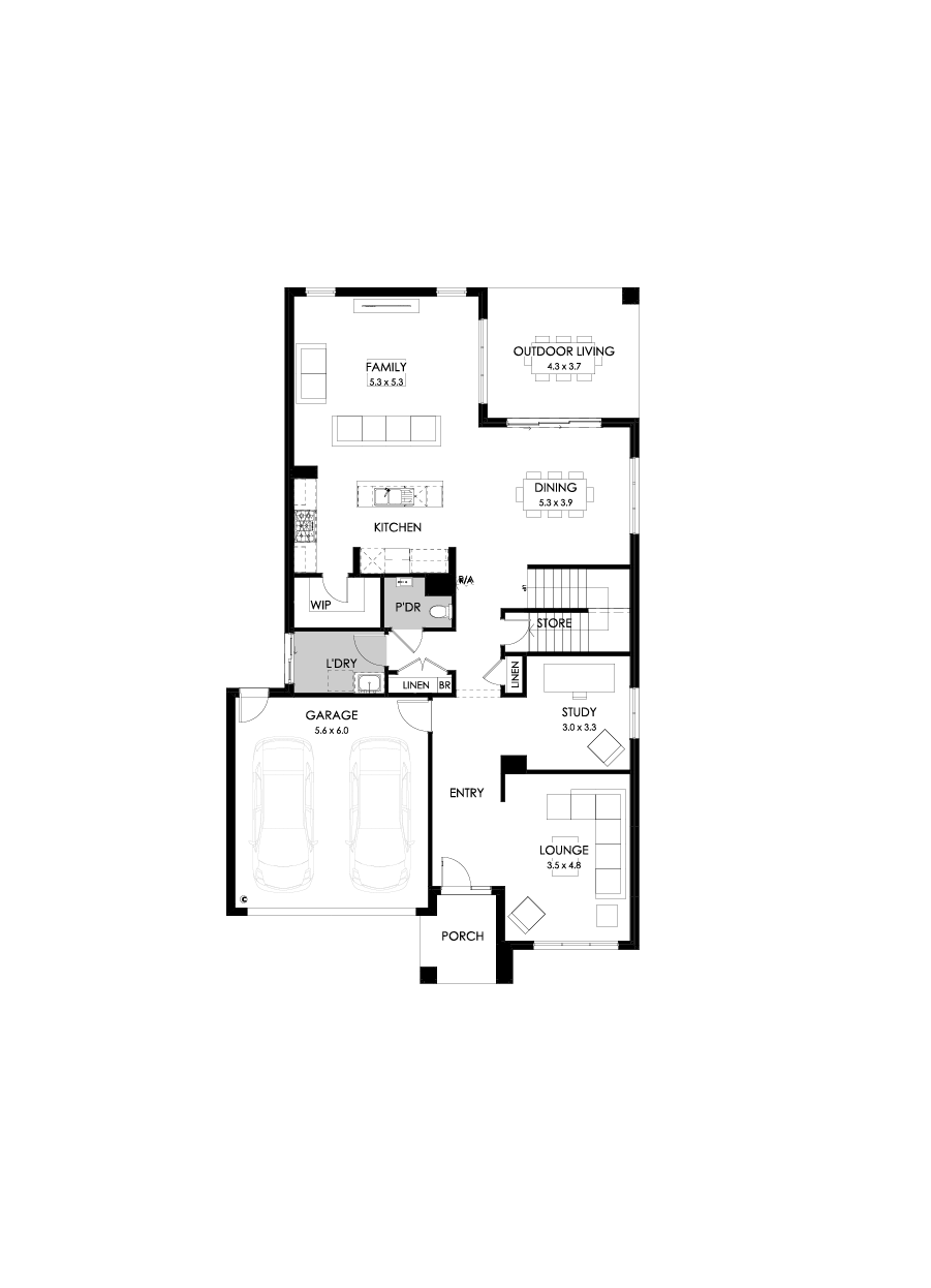 39 Ground Floor Floorplan (Standard )