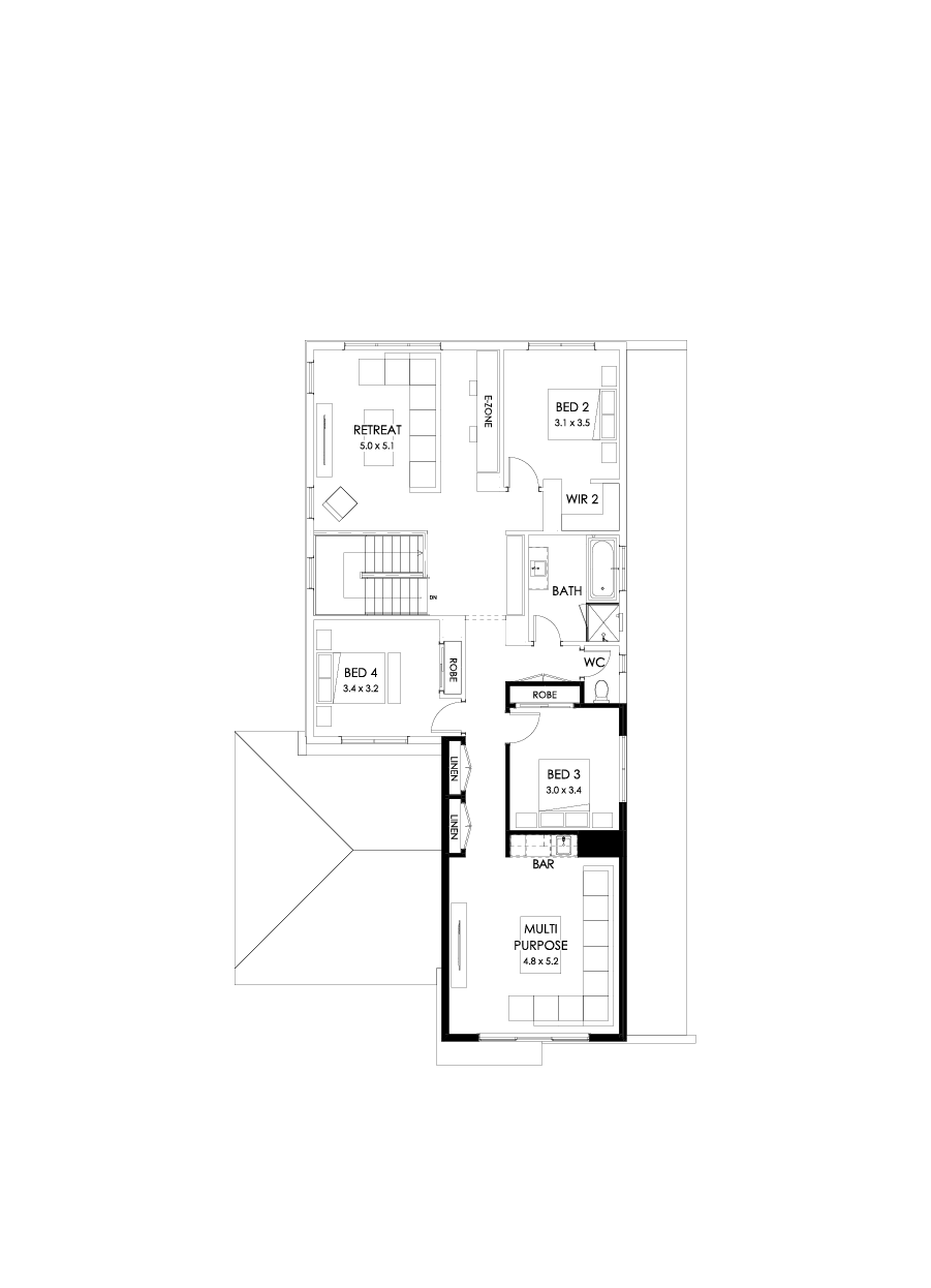37 First Floor Floorplan (Bar)