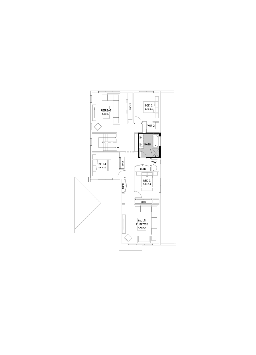 37 First Floor Floorplan (Bathroom upgrade)