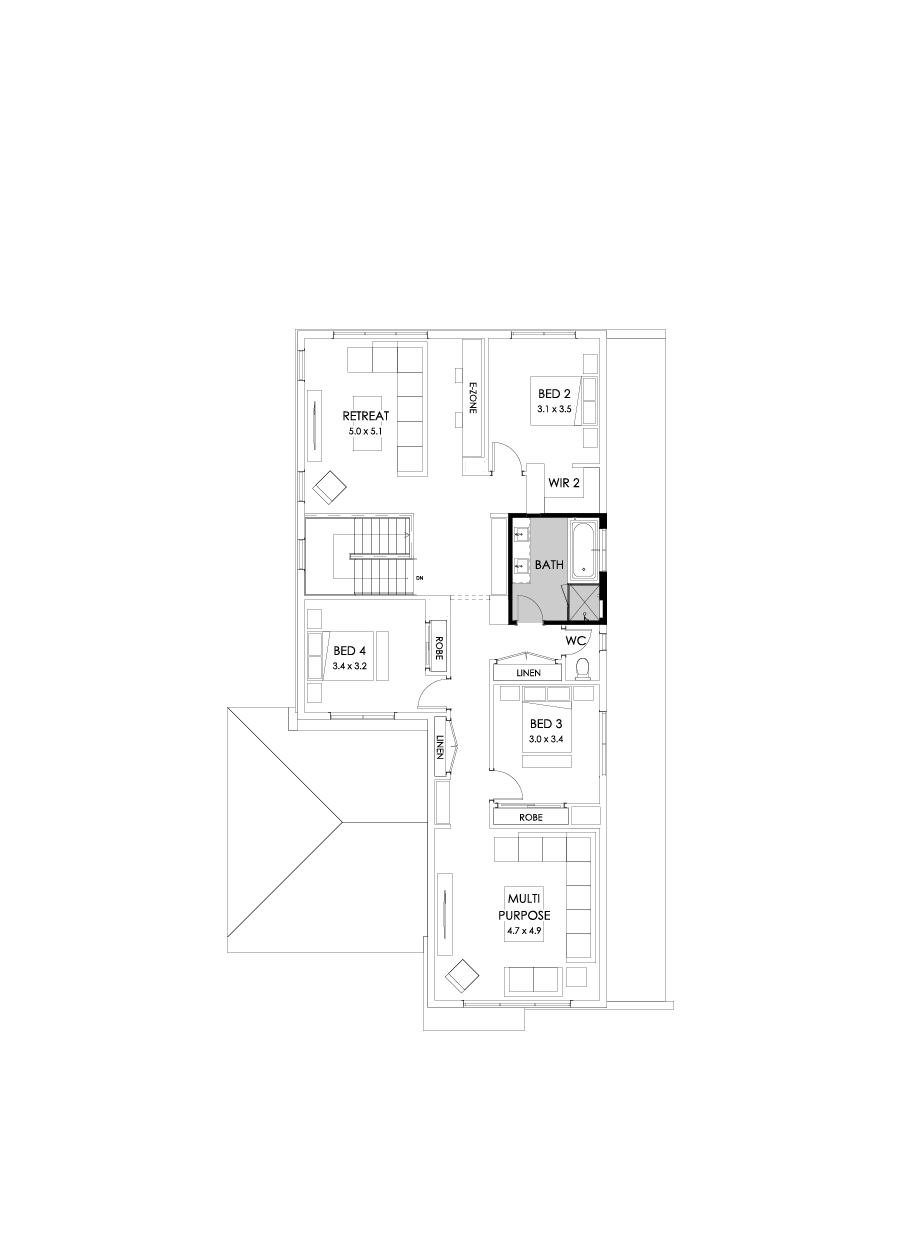 37 First Floor Floorplan (Bathroom upgrade)