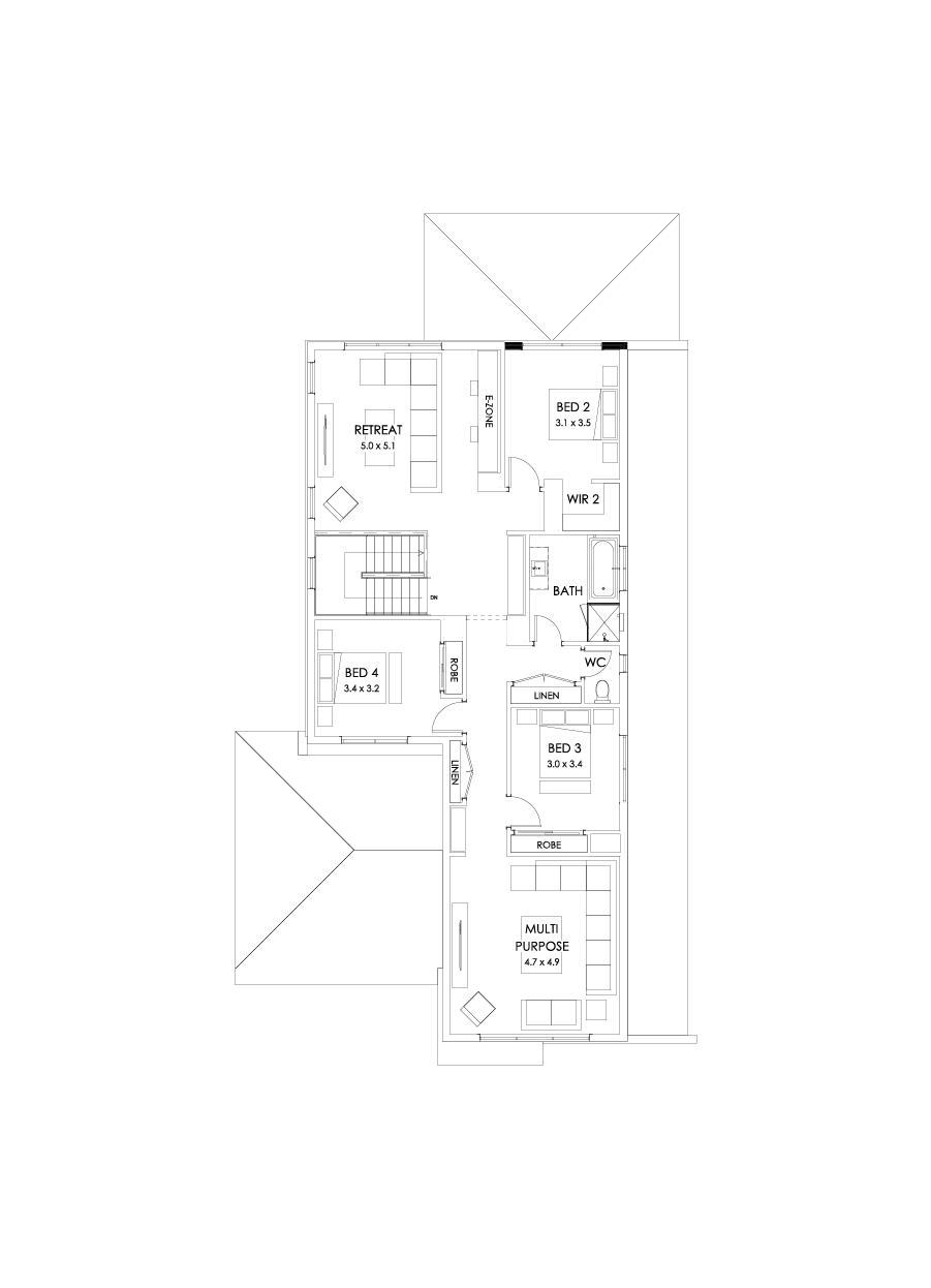 37 First Floor Floorplan (Grand outdoor living)