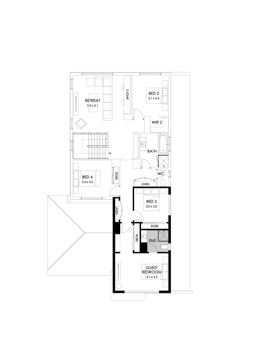 37 First Floor Floorplan (Guest bedroom)