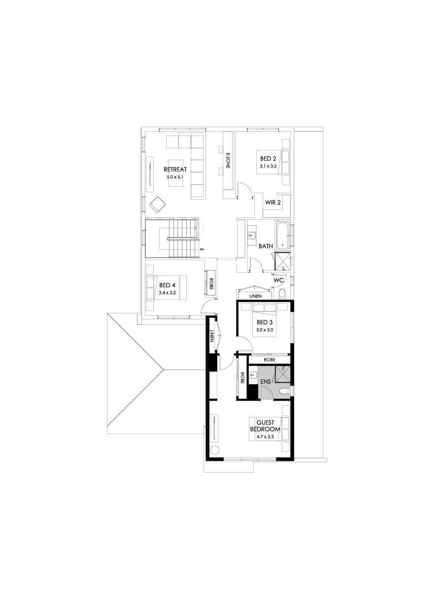37 First Floor Floorplan (Guest bedroom)
