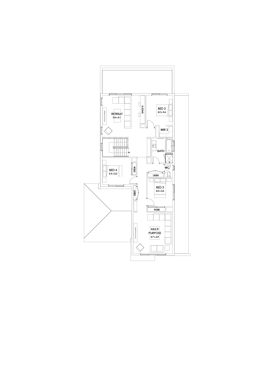 37 First Floor Floorplan (Larger kitchen and dining)