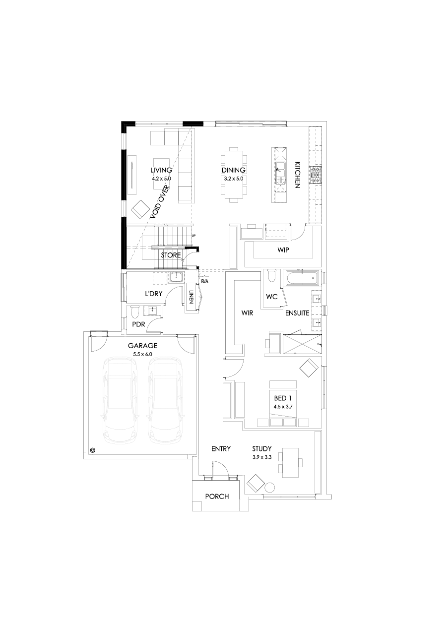 37 Ground Floor Floorplan (Void)