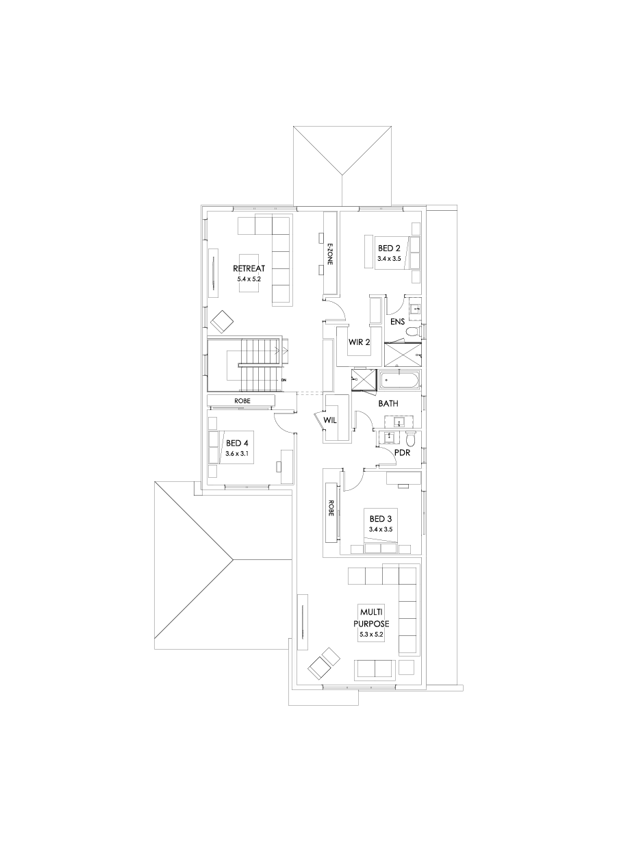 40 First Floor Floorplan (Outdoor living)