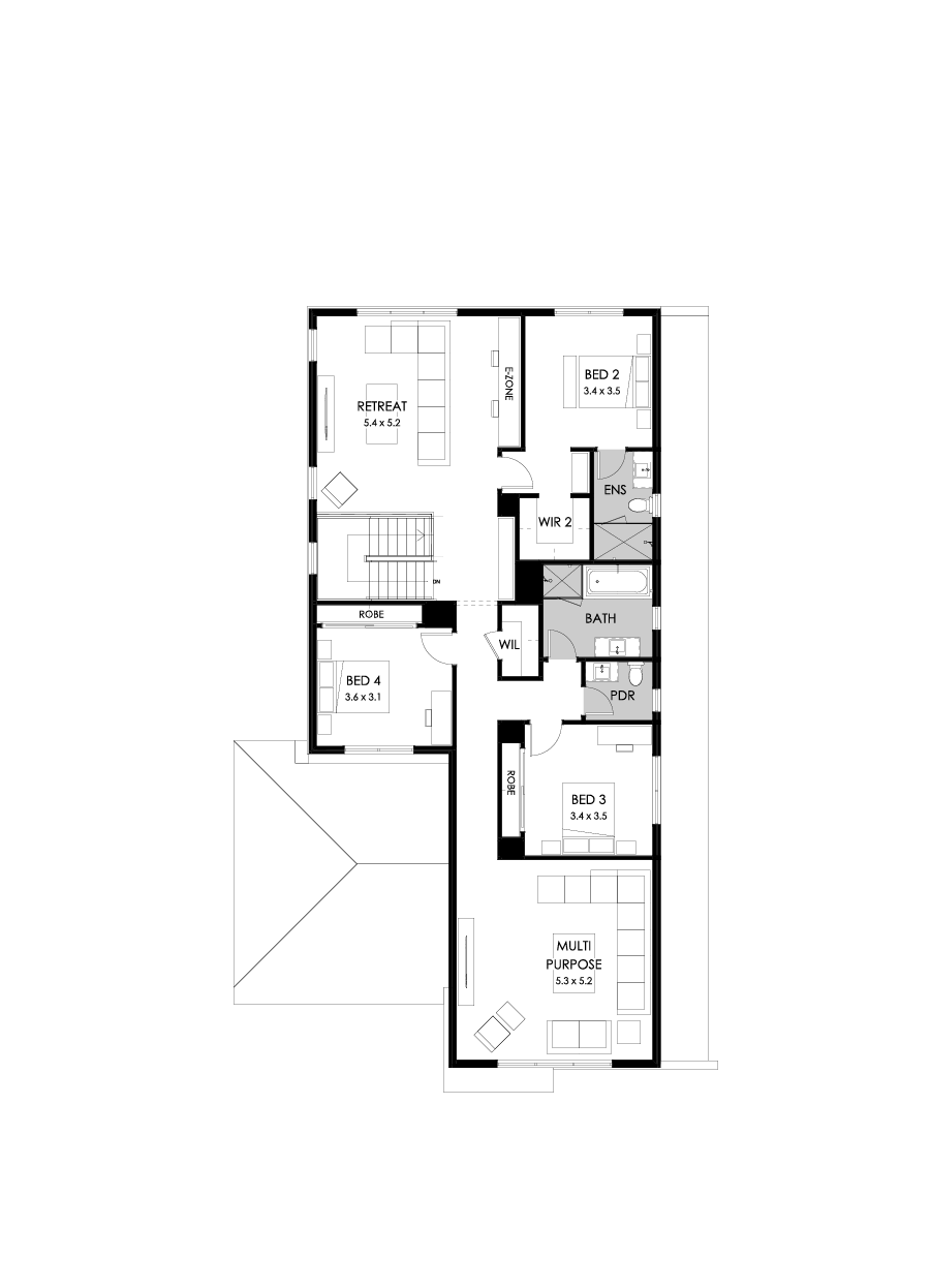 40 First Floor Floorplan (Standard )