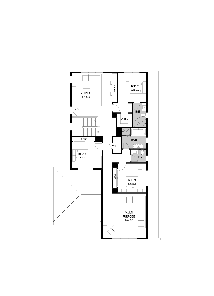 40 First Floor Floorplan (Standard )