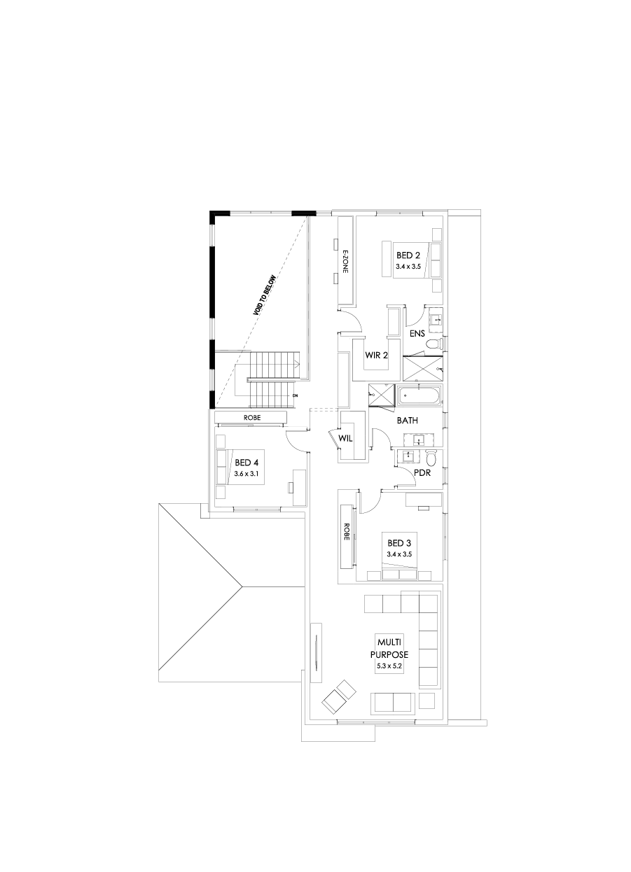 40 First Floor Floorplan (Void)
