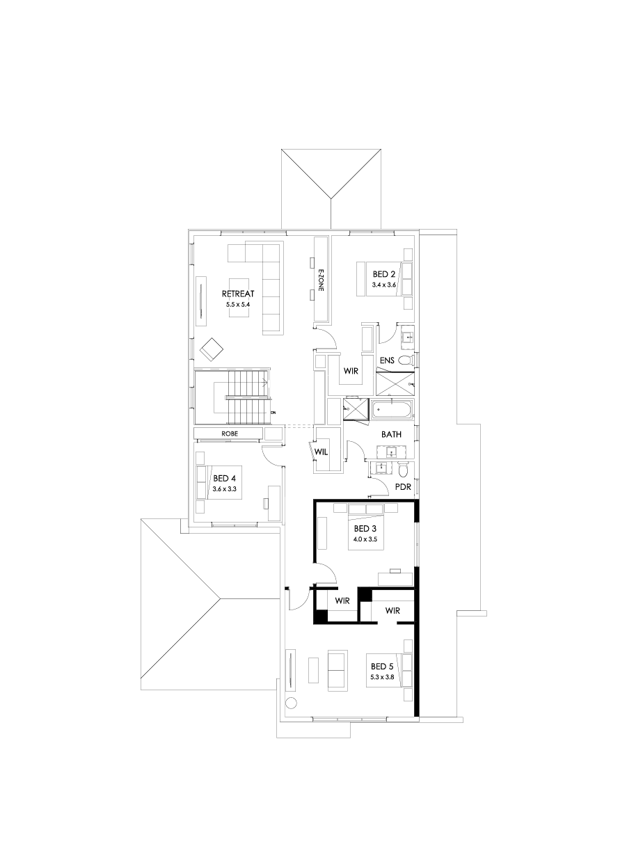 43 First Floor Floorplan (5th bedroom)
