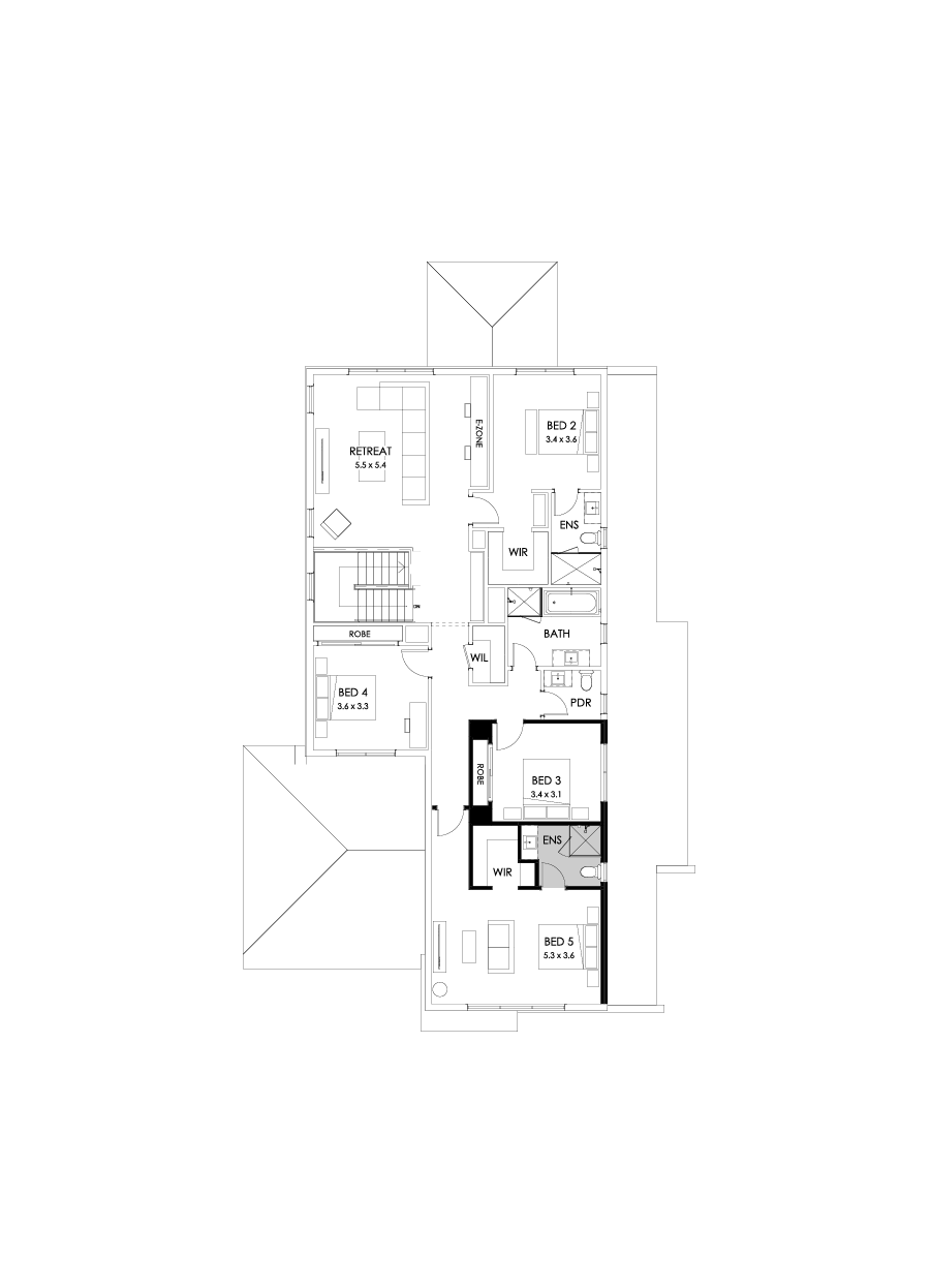 43 First Floor Floorplan (Guest bedroom)