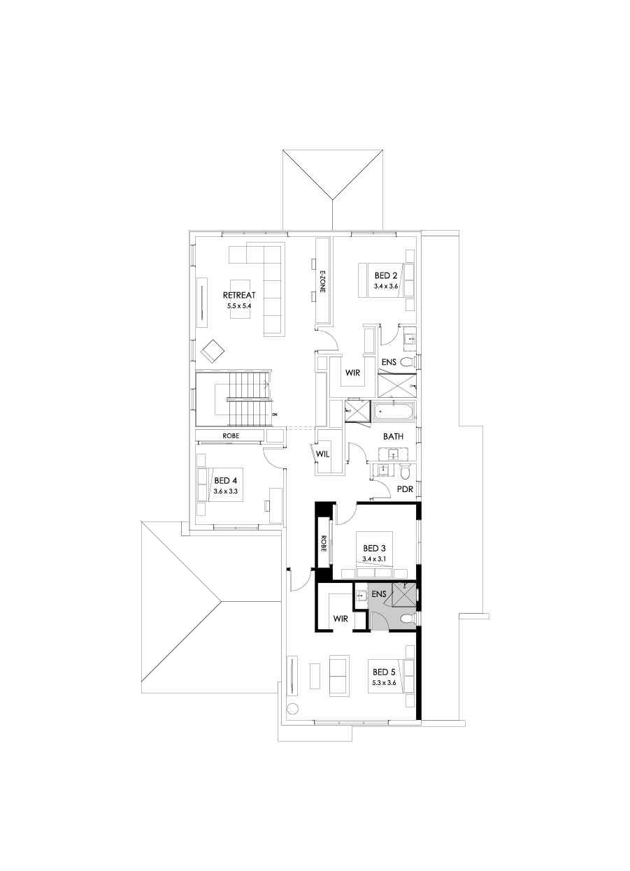 43 First Floor Floorplan (Guest bedroom)