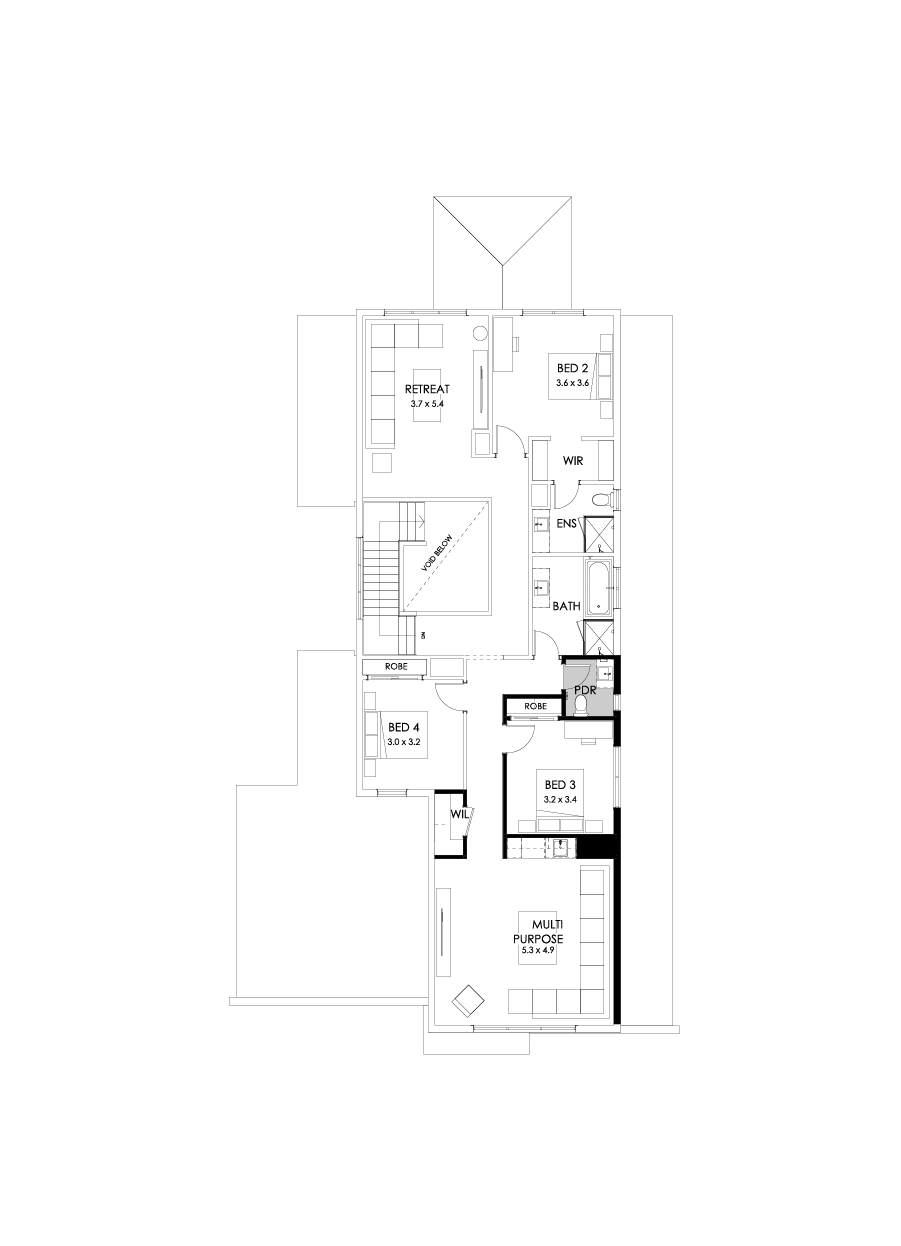 43B First Floor Floorplan (Bar)