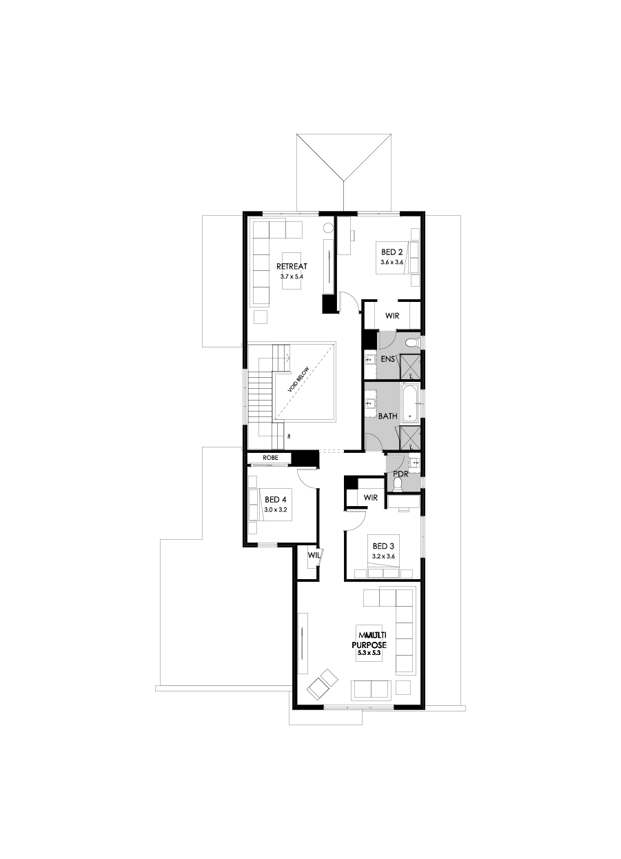 43B First Floor Floorplan (Standard )
