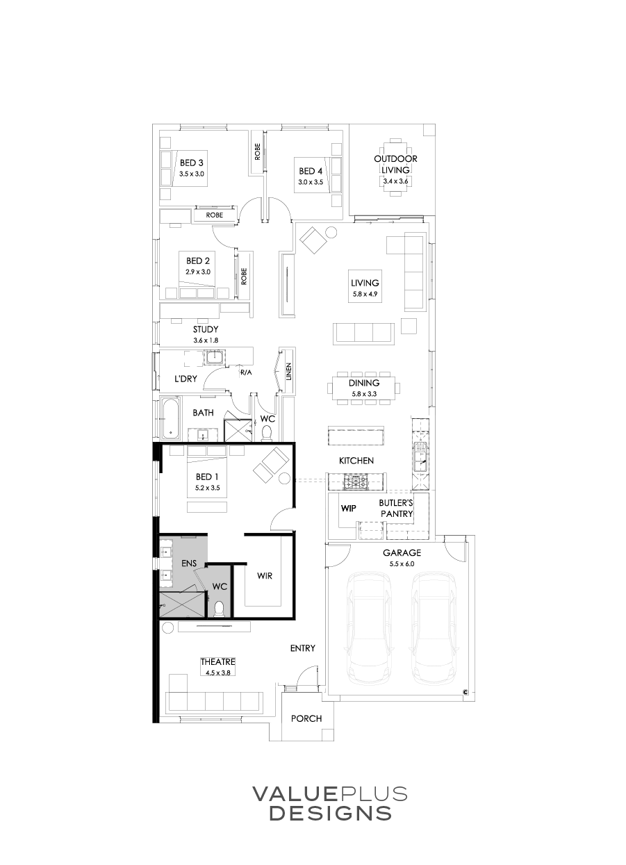 29  Floor Floorplan (Alternate Theatre)