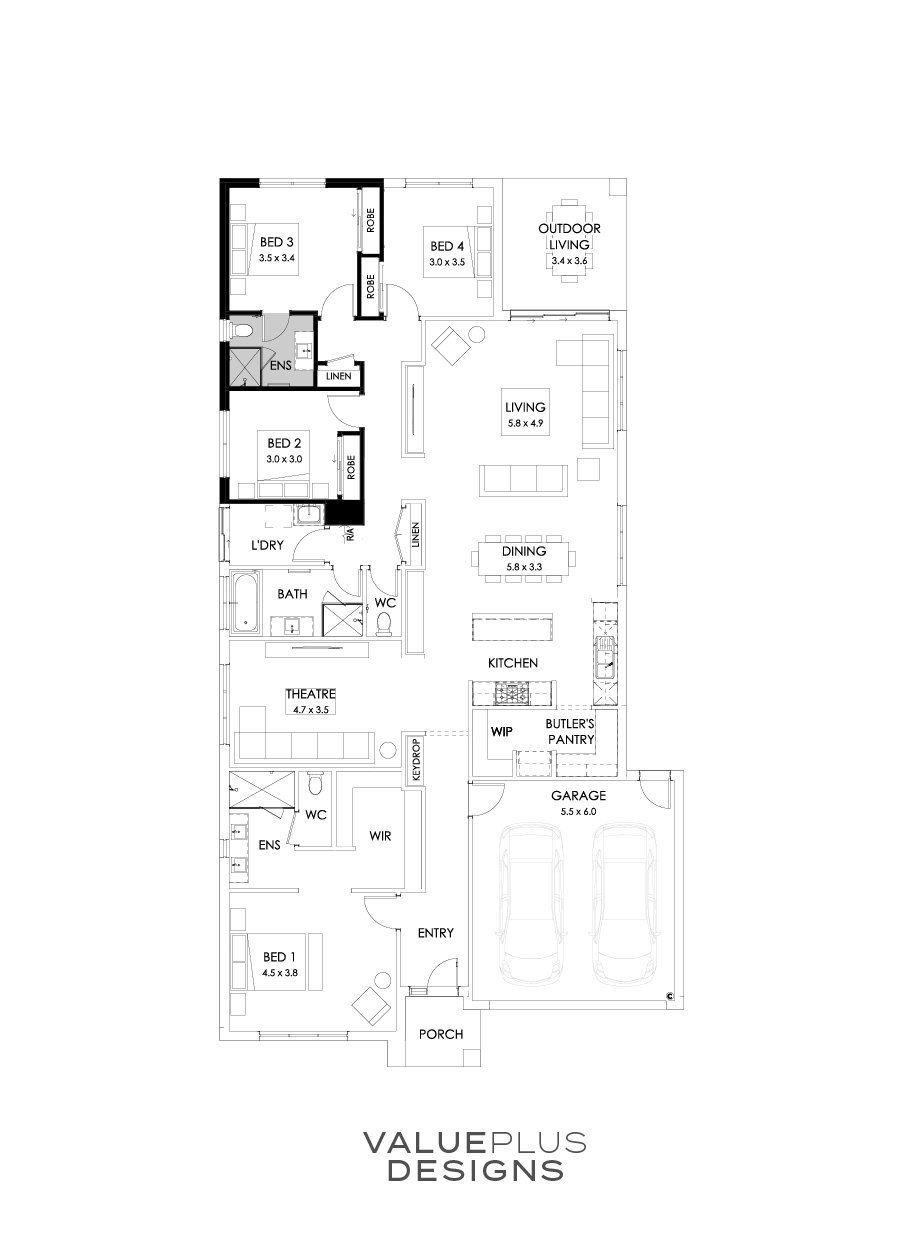 29  Floor Floorplan (Guest Bedroom)