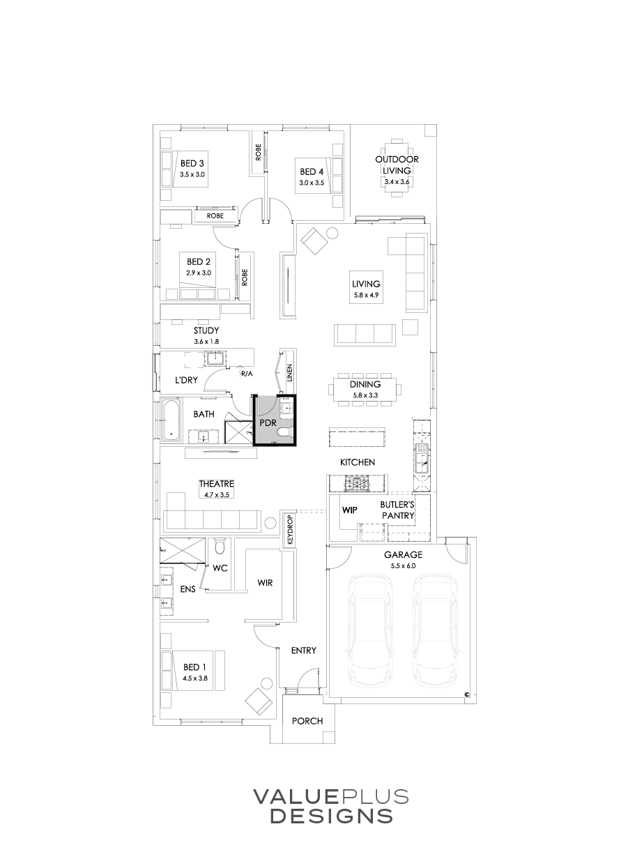 29  Floor Floorplan (Powder Room)